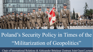 Poster of public lecture